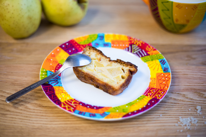 Cake aux pommes et beurre salé