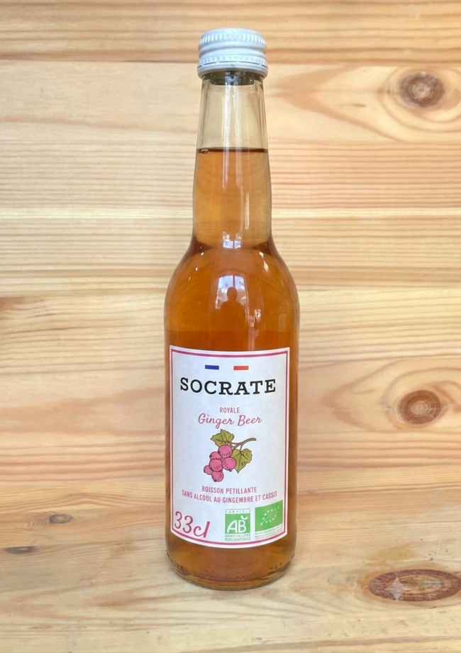 Socrate ginger beer au cassis bio
